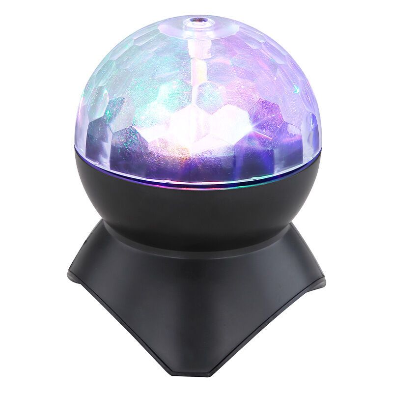 Lampe disco en plastique multicolore, Laurin, 3W, RGB LED, avec interrupteur Lampe disco en plastique multicolore, Laurin, 3W, RGB LED, avec interrupteur