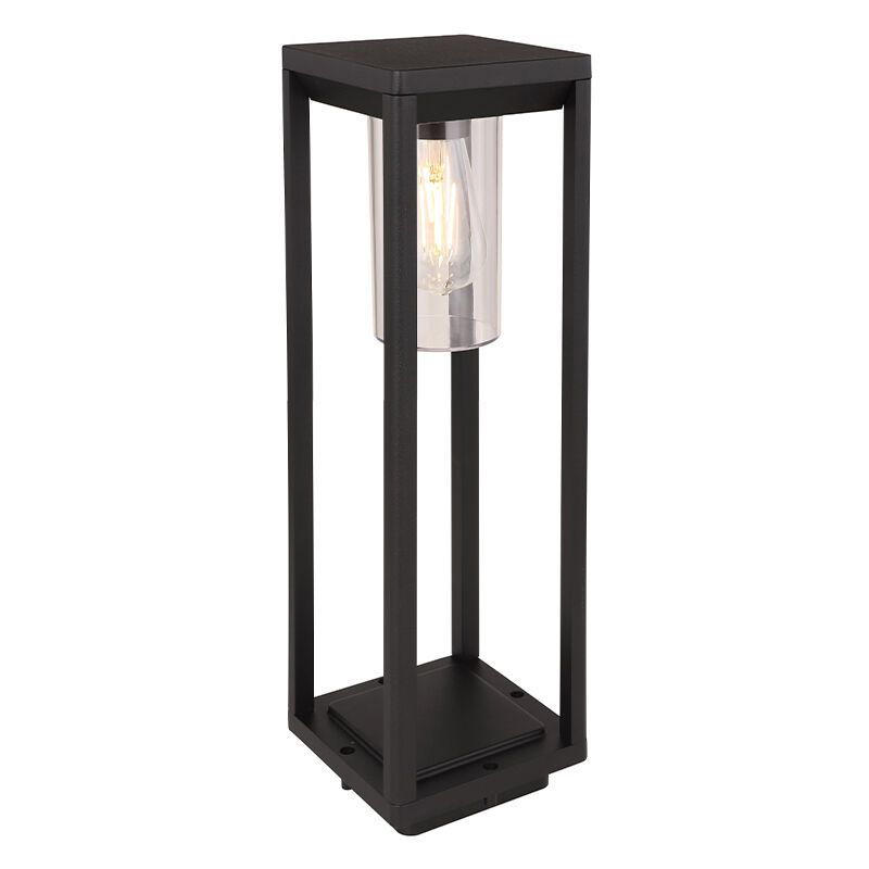 Luminaire extérieur noir en plastique, Vildan, IP44