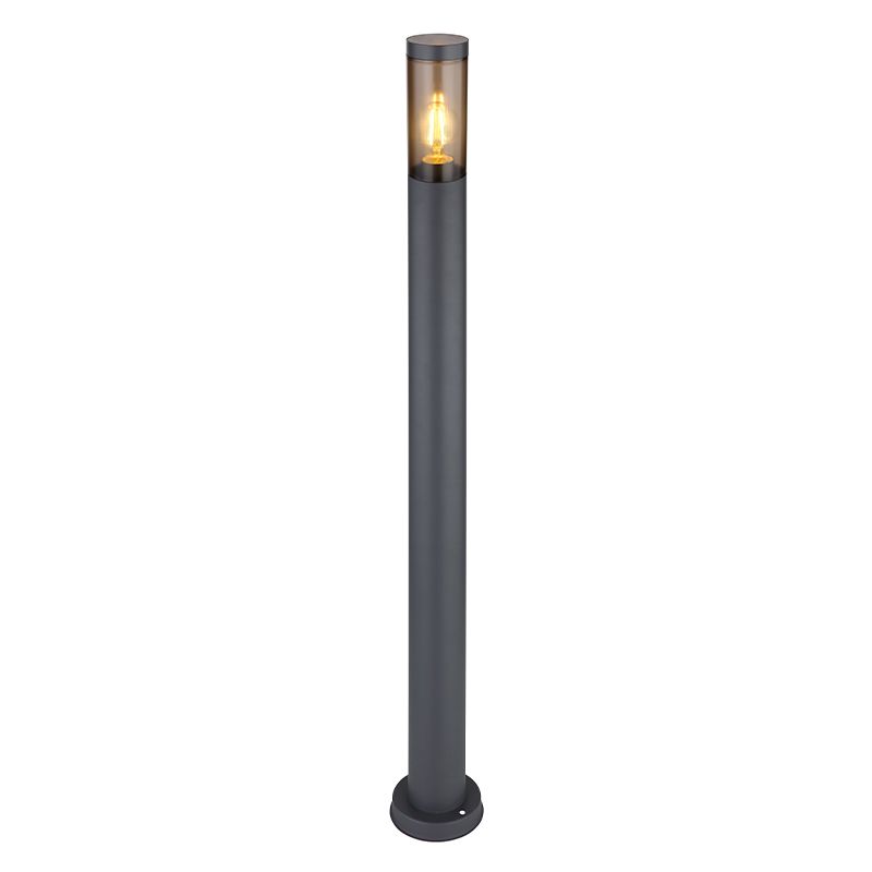 Luminaire extérieur noir en acier inoxydable, Ishara, IP44