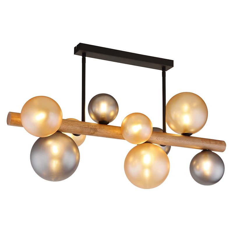 Plafonnier multicolore en verre, Melinda