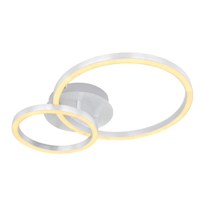 Lampe plafond blanche en métal, Palica, 18W, 3000K LED