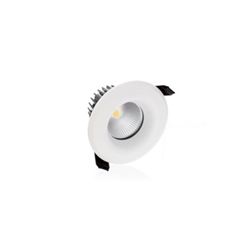 Downlight blanc en verre, Rexe, 6W, 3000K LED, IP65