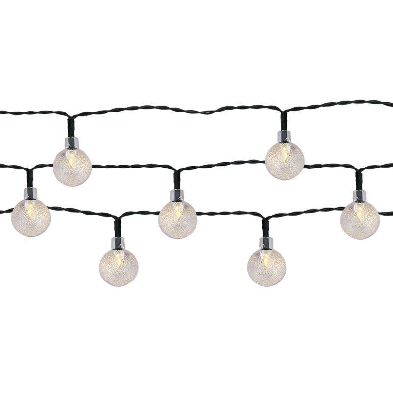 Éclairage de jardin à cordon solaire 30 LED blanc chaud Éclairage de jardin à cordon solaire 30 LED blanc chaud
