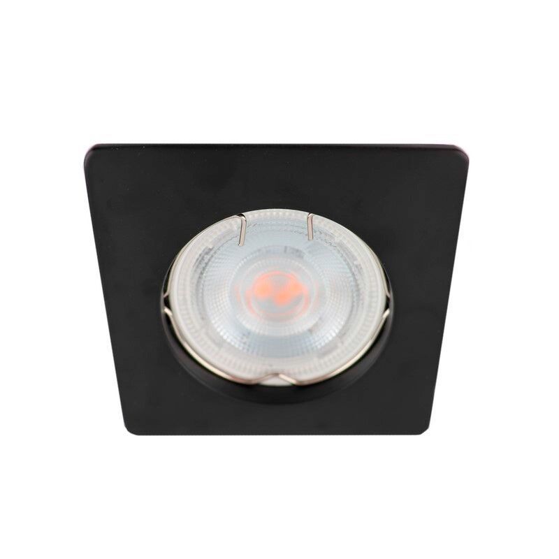 Spot encastré noir en métal, Filo