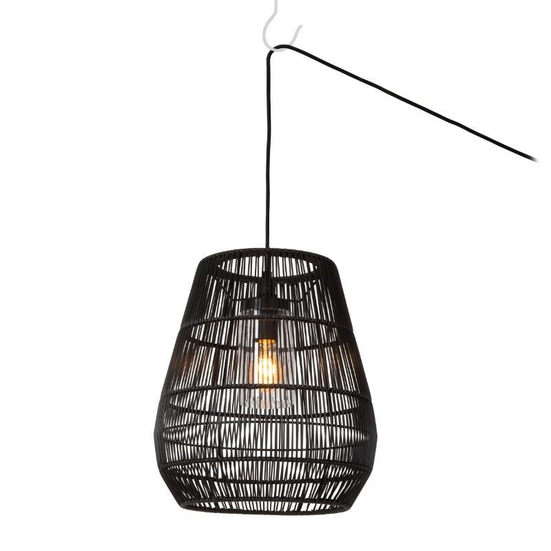 Luminaire extérieur rustique noir, Nerida, IP44 Luminaire extérieur rustique noir, Nerida, IP44