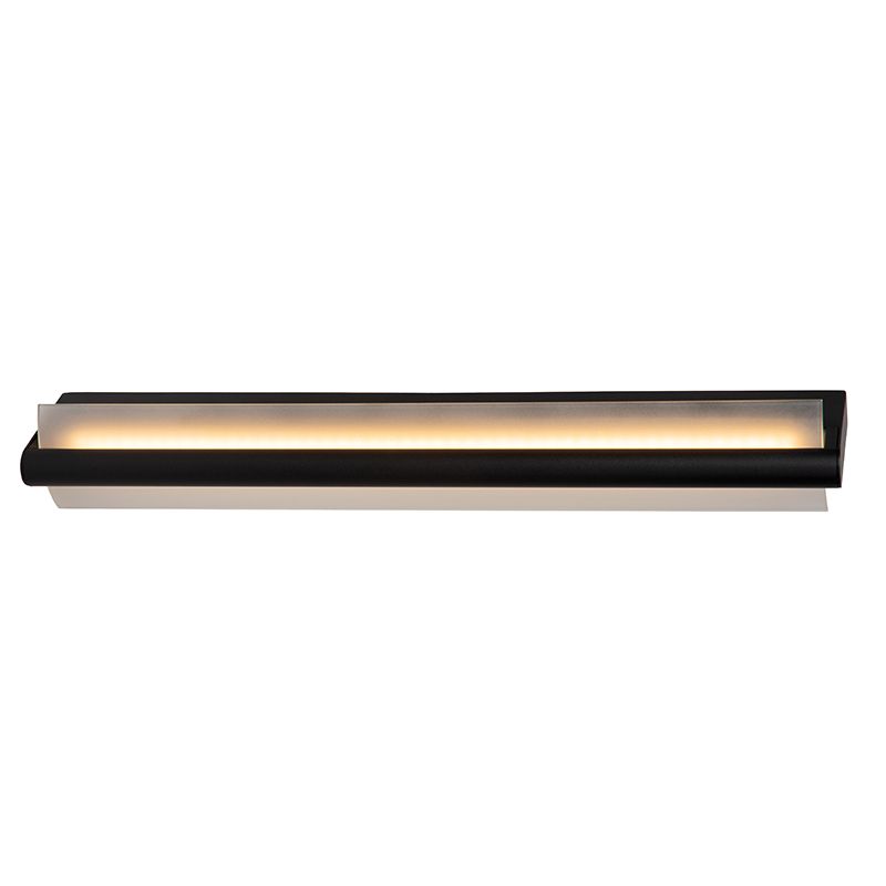 Applique salle de bain moderne noire, Wanda, 19W, 3000K LED, IP44 Applique salle de bain moderne noire, Wanda, 19W, 3000K LED, IP44