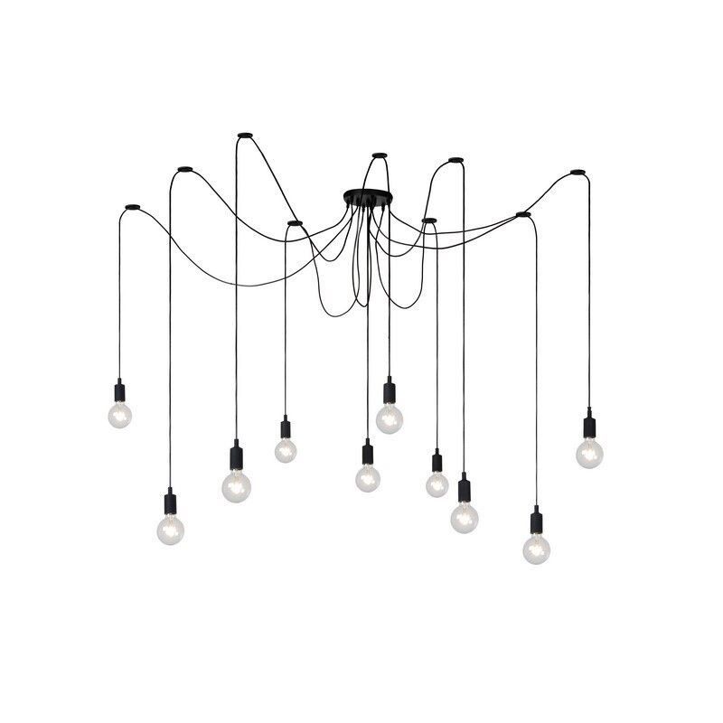 Suspension moderne noire, Fix