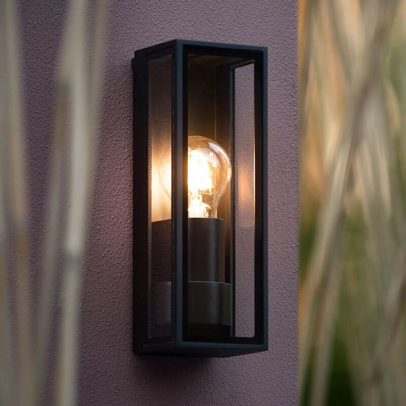 Luminaire extérieur moderne noire, Dukan, IP65 Luminaire extérieur moderne noire, Dukan, IP65