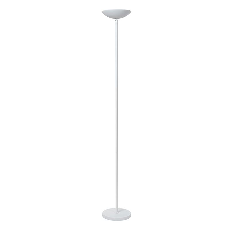 Lampadaire liseuse moderne blanc, Zenith, 20W, 3000K LED, avec variateur tactile Lampadaire liseuse moderne blanc, Zenith, 20W, 3000K LED, avec variateur tactile