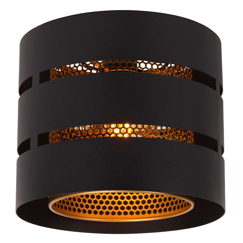 Lampe plafond moderne noire, Rosas