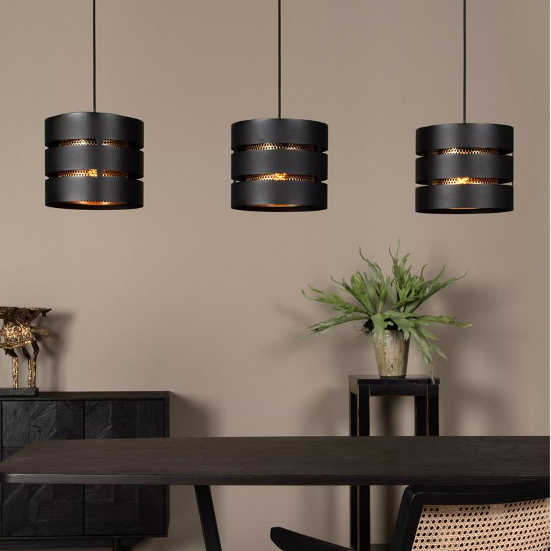 Suspension moderne noire, Rosas