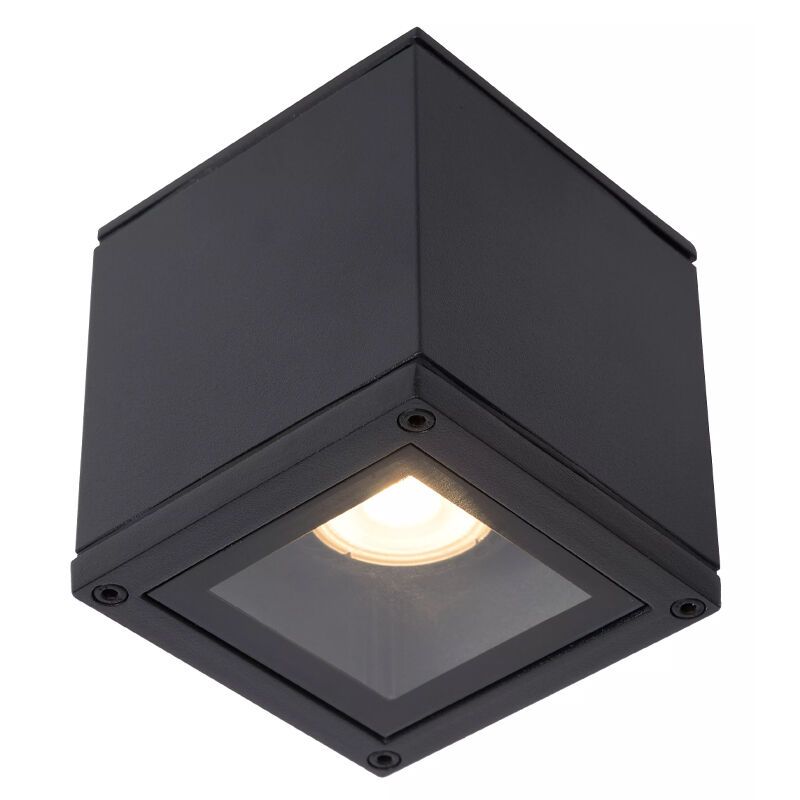 Spot plafond moderne noir, Aven, IP65