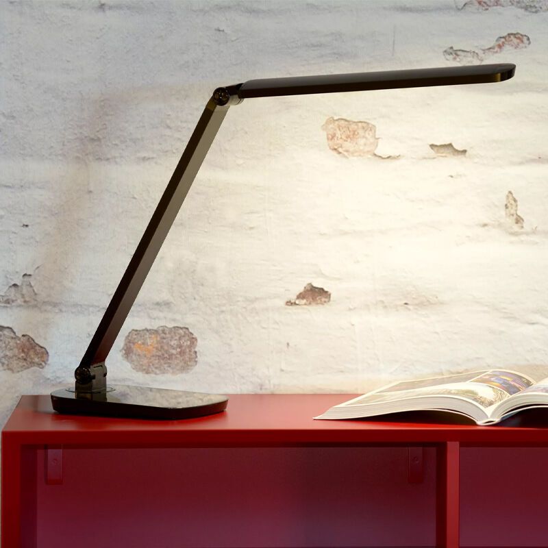 Lampe de bureau moderne noire, Vario, 8W, 2700K LED Lampe de bureau moderne noire, Vario, 8W, 2700K LED