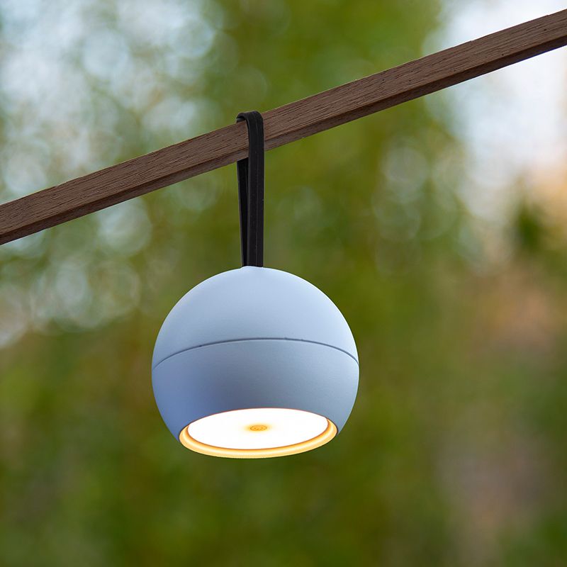 Applique murale rechargeable moderne blanche, Lunex, 2W, 3000K LED, IP54, avec interrupteur