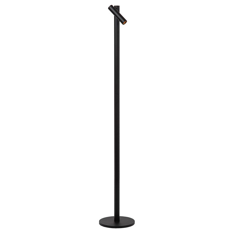 Lampadaire rechargeable moderne noire, Antrim, 2,2W, 2700K LED, IP54, avec variateur tactile