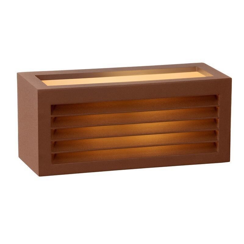 Luminaire extérieur moderne couleur rouille, Dimo, IP54 Luminaire extérieur moderne couleur rouille, Dimo, IP54