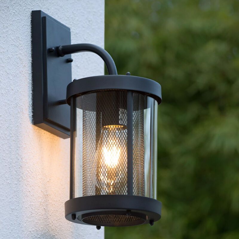 Applique murale moderne noire, Makkum, IP23 Applique murale moderne noire, Makkum, IP23