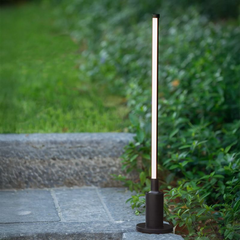 Spot à piquer extérieur moderne noir, Lornex, 6W, 3000K LED, IP54