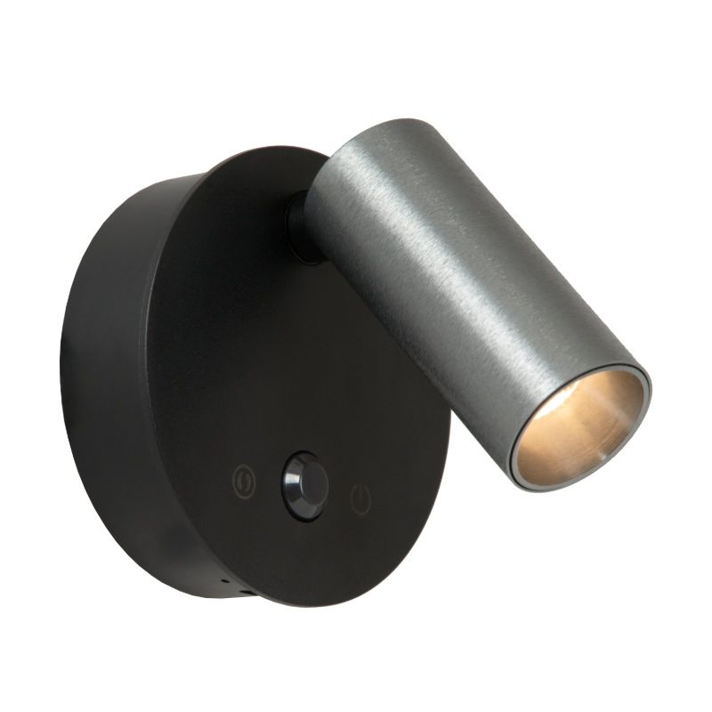 Applique murale rechargeable moderne grise, Toni, 2W, 2700-4000K, avec variateur tactile Applique murale rechargeable moderne grise, Toni, 2W, 2700-4000K, avec variateur tactile
