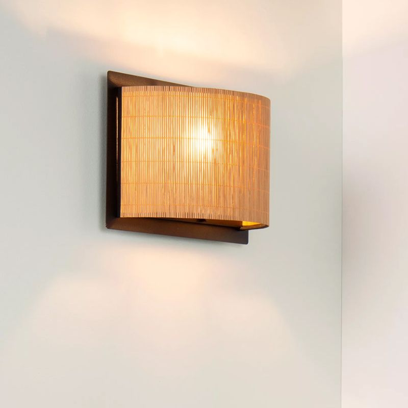 Applique murale en rotin marronne, Magius Applique murale en rotin marronne, Magius