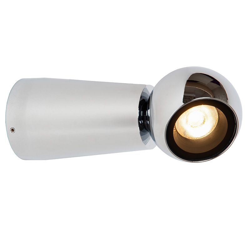 Luminaire extérieur moderne chromé, Ipsos, 5W, 2700K LED, IP54