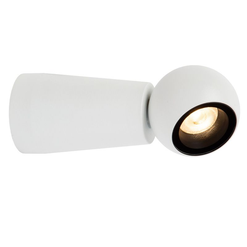 Luminaire extérieur moderne blanc, Ipsos, 5W, 2700K LED, IP54 Luminaire extérieur moderne blanc, Ipsos, 5W, 2700K LED, IP54