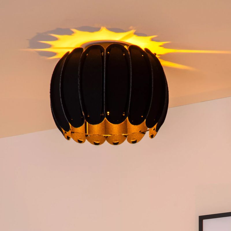 Lampe plafond moderne noire, Spencer