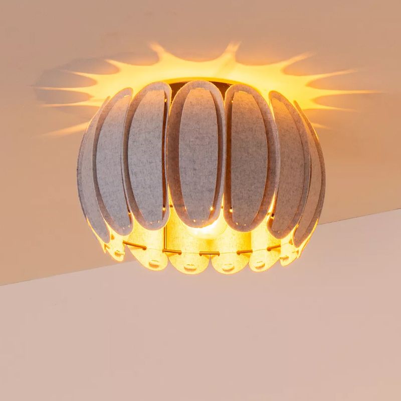 Lampe plafond moderne grise, Spencer Lampe plafond moderne grise, Spencer