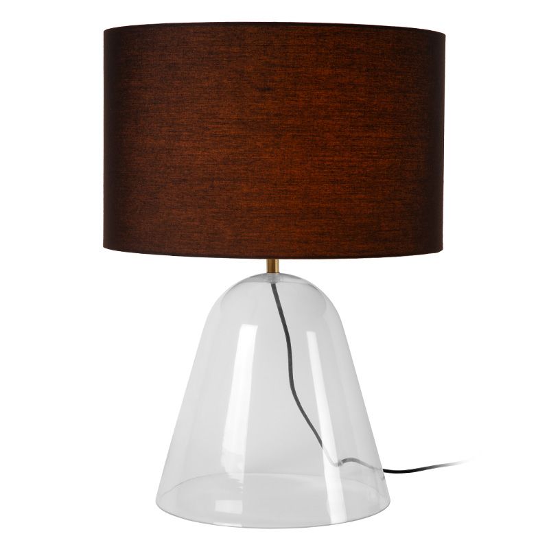 Lampe de table moderne noire, Campana, avec interrupteur