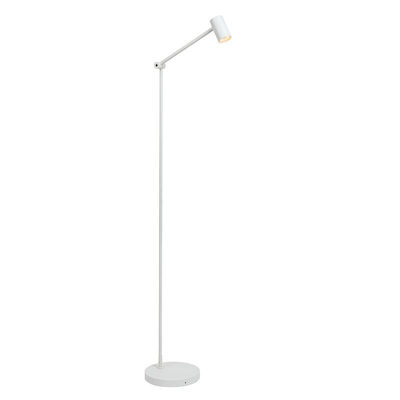 Lampadaire rechargeable moderne blanche, Tipik, 3W, 2700K LED, avec variateur tactile Lampadaire rechargeable moderne blanche, Tipik, 3W, 2700K LED, avec variateur tactile