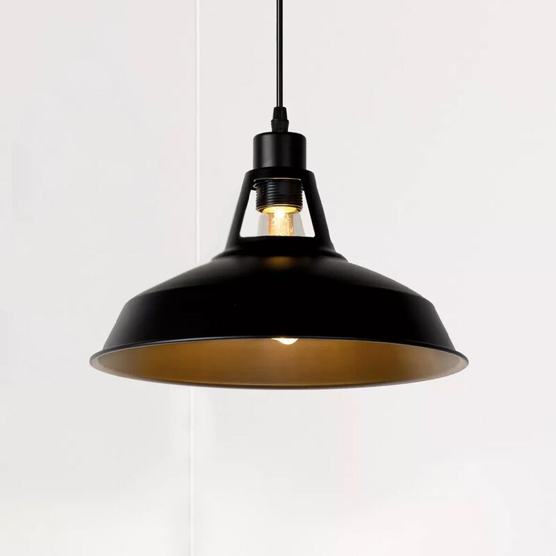 Suspension industrielle noire, Brassy Suspension industrielle noire, Brassy