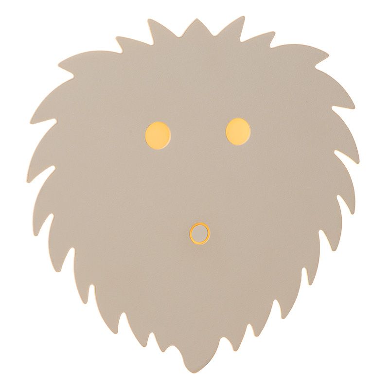 Applique murale pour enfants moderne beige, Charlie, 5W, dim to warm LED, avec variateur tactile