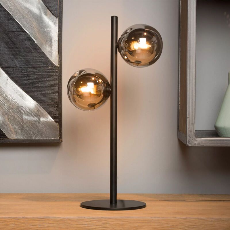 Lampe de table rétro verte, Tycho, avec interrupteur