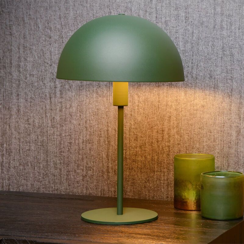 Lampe de table moderne verte, Siemon, avec interrupteur