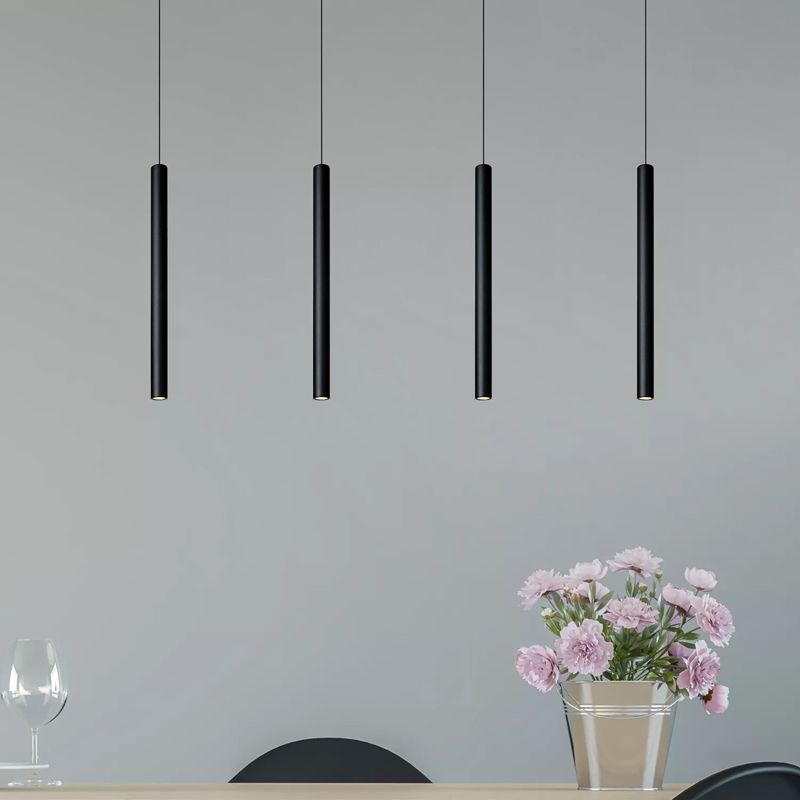 Suspension moderne noire, Lorenz, 4W, 3000K LED