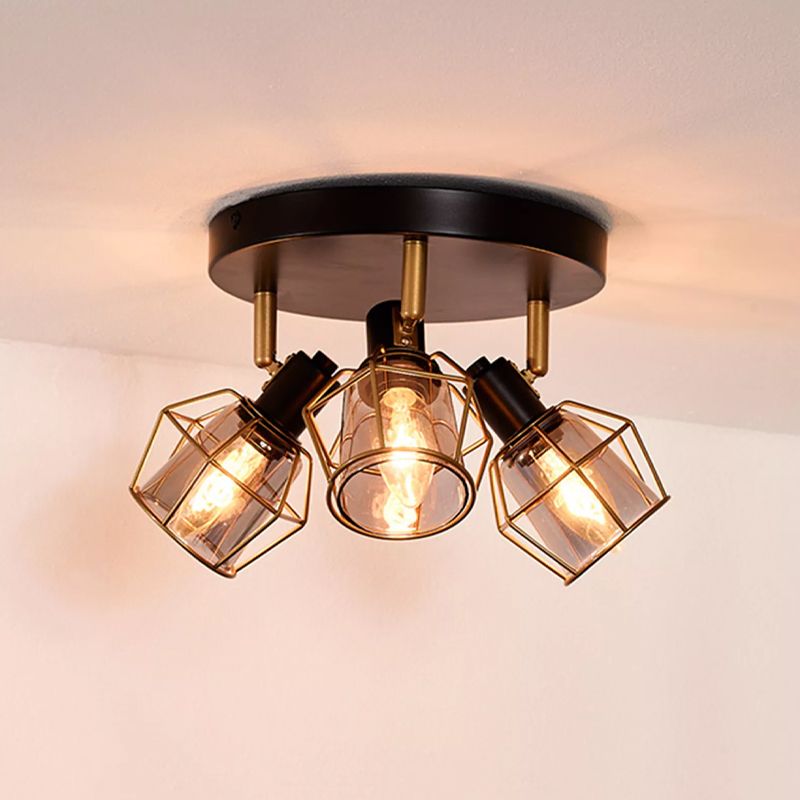 Spot plafond vintage gris, Nila