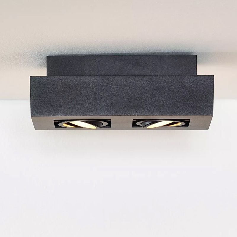 Spot plafond moderne noir, Xirax Spot plafond moderne noir, Xirax