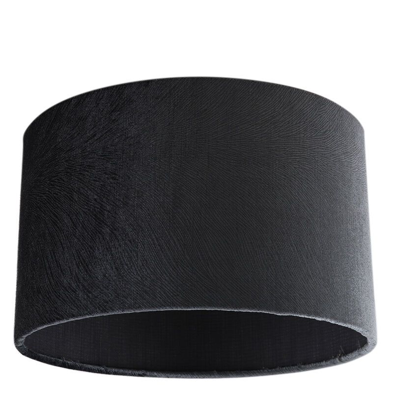 30 cm abat-jour en velours anthracite, Rody