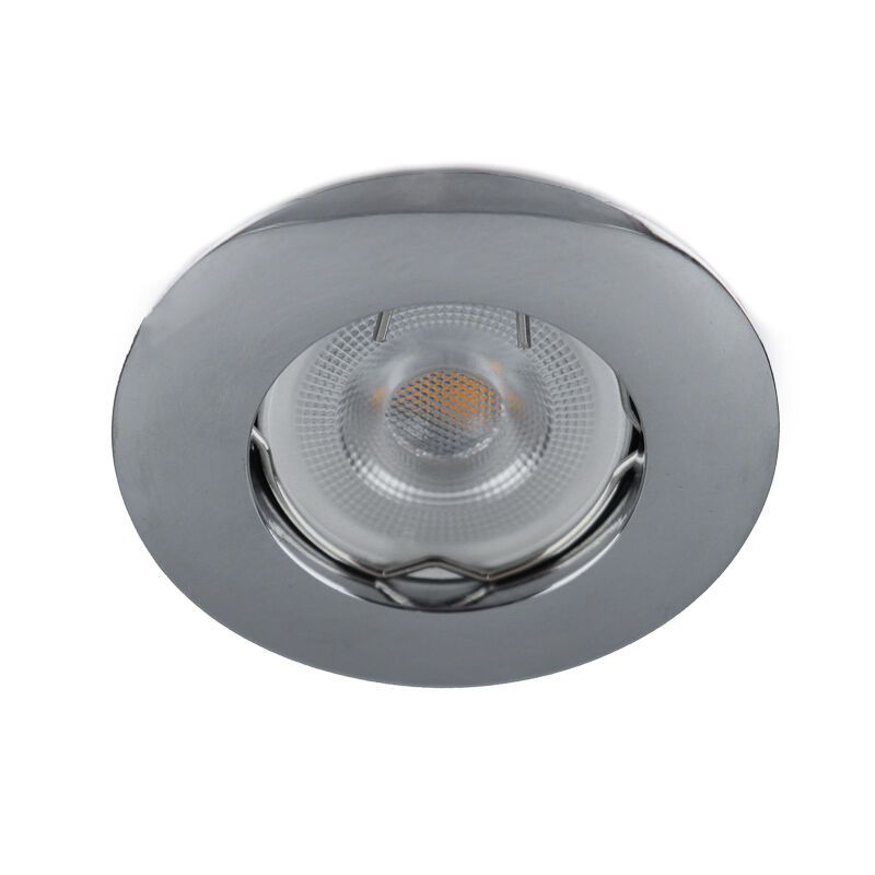 Mini spot encastrable chromé en aluminium, Rosi Mini spot encastrable chromé en aluminium, Rosi