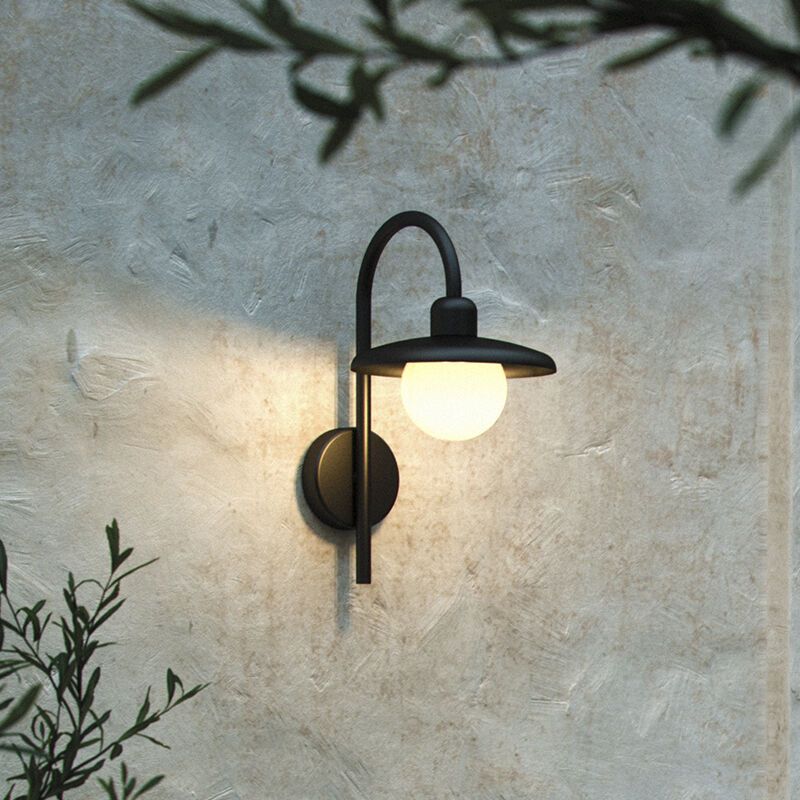 Luminaire extérieur classique noir, Berlo, IP44 Luminaire extérieur classique noir, Berlo, IP44