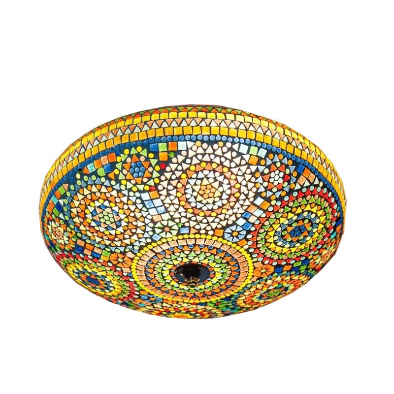 Lampe plafond orientale multicolore mosaïque, Annas Lampe plafond orientale multicolore mosaïque, Annas