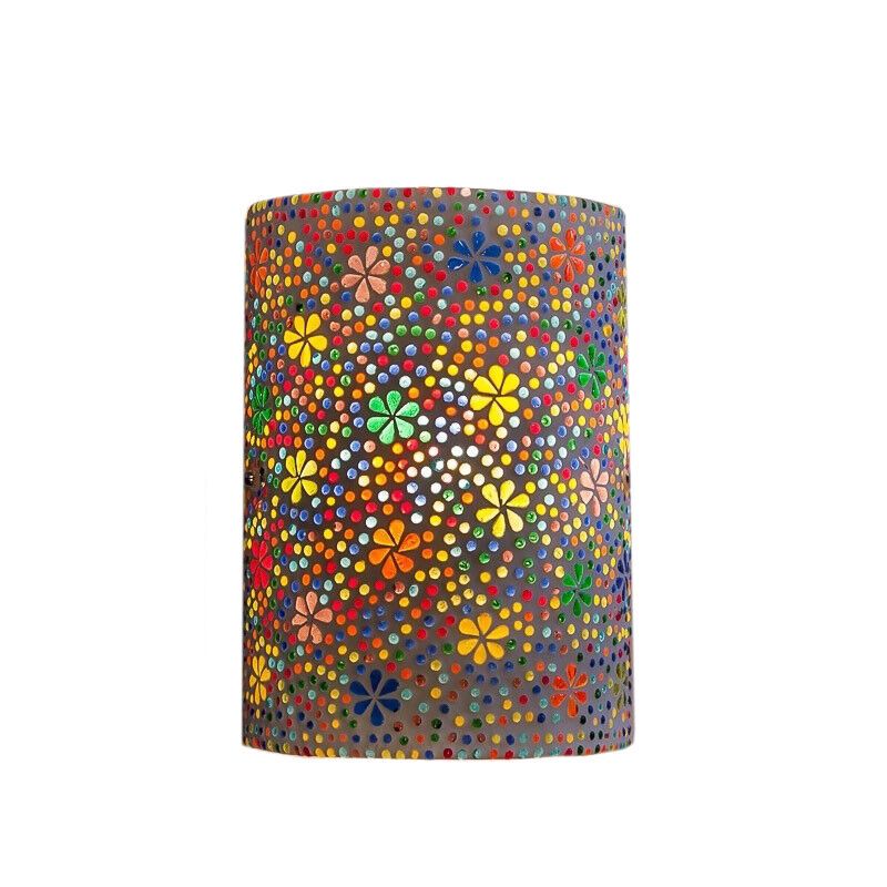 Applique murale orientale multicolore mosaïque, Mahdia