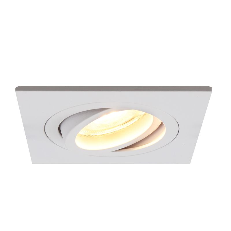 Spot encastré blanc en aluminium, Scott