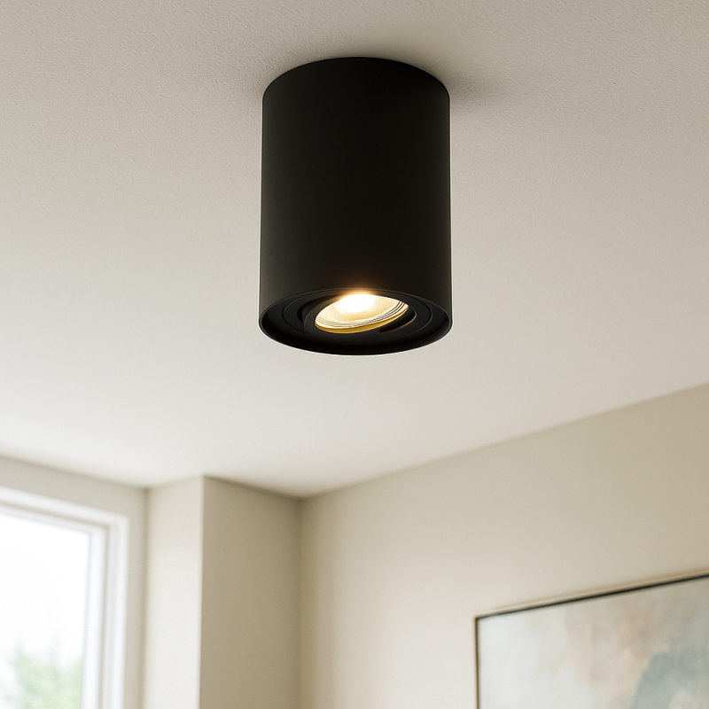 Spot en saillie noir moderne, Onno Spot en saillie noir moderne, Onno