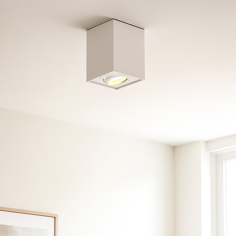 Spot en saillie blanc moderne, Dane Spot en saillie blanc moderne, Dane