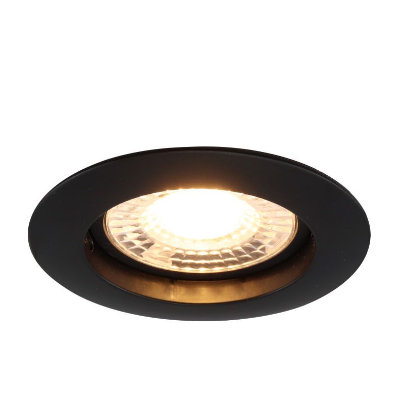 Spot encastré noir en aluminium, Rudo Spot encastré noir en aluminium, Rudo