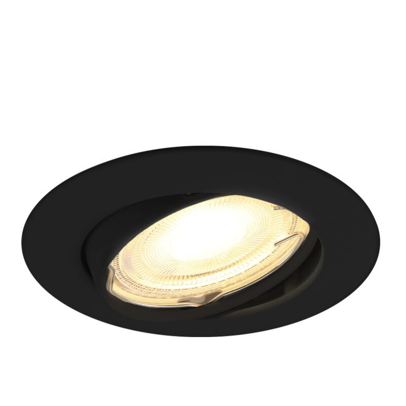 Spot encastré noir en aluminium, Rudo Spot encastré noir en aluminium, Rudo