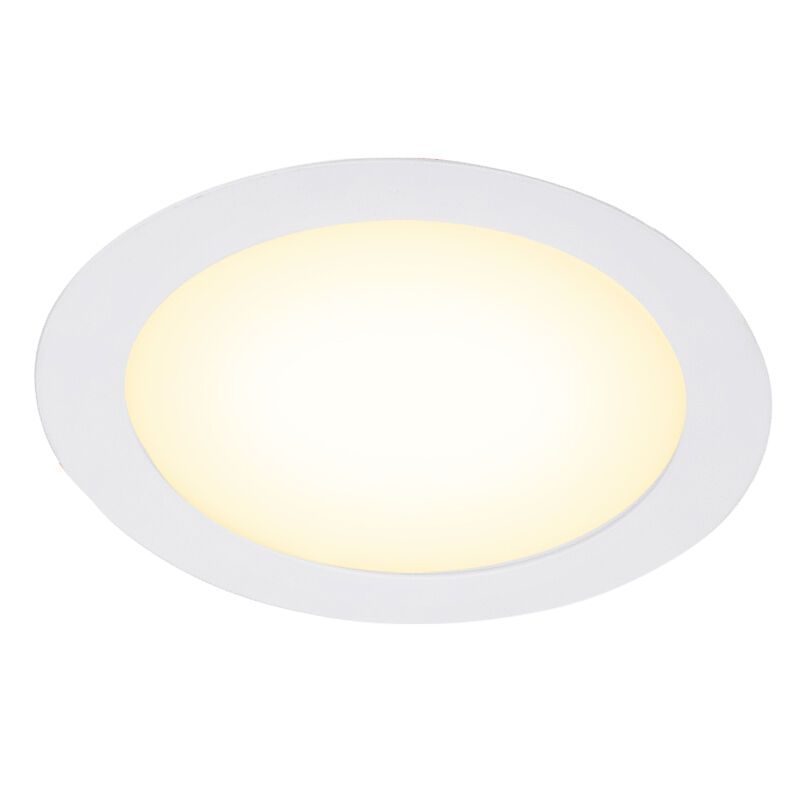 Downlight en aluminium blanc, Umbriel, 9W, 3000K LED, IP44