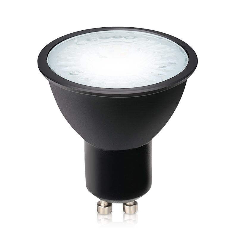 Ampoule LED GU10 gradable Antonie, noir, 7W, 4000K Ampoule LED GU10 gradable Antonie, noir, 7W, 4000K