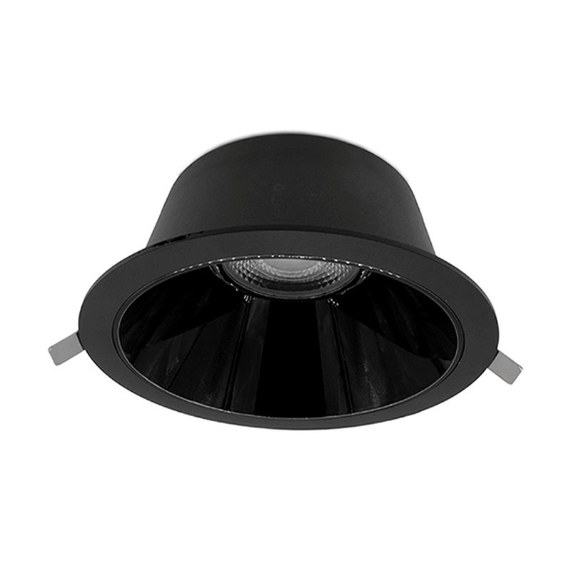 Downlight noir en aluminium, Maud, 20W, white switch LED, IP22 Downlight noir en aluminium, Maud, 20W, white switch LED, IP22